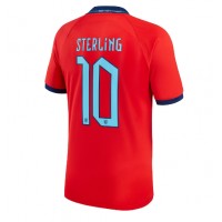 Billiga England Raheem Sterling #10 Borta fotbollskläder VM 2022 Kortärmad